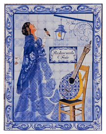 Painel de Azulejos - Restaurante Fado
