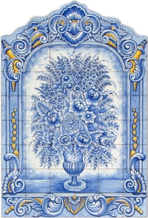 Painel de Azulejos pintados à mão Painel de Azulejos pintados à mão