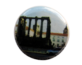 Rolha de cortiça em faiança motivo templo de Diana - Évora