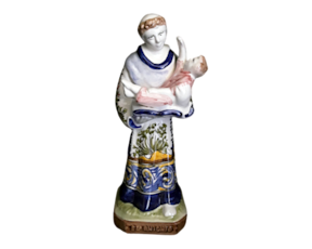 Estátua Santo António XVII pintada à mão - Várias Cores