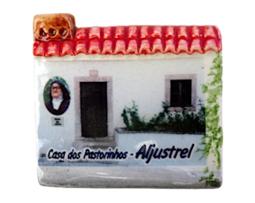Magnético em faiança decorado motivo Casa dos Pastorinhos
