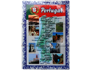 Fotolito Magnético motivo Mapa Portugal