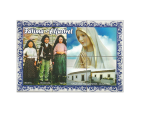 Fotolito magnético Pastorinhos de Fátima- Aljustrel
