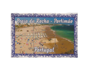 Fotolito magnético motivo Praia da Rocha - Portimão