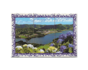 Fotolito magnético Lagoa das sete cidades - Açores