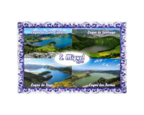 Fotolito magnético motivo Lagoas de São Miguel - Açores