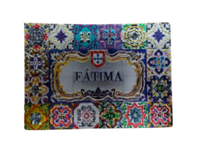 Magnético de borracha (brilhante) motivo Fátima