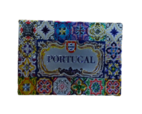 Magnético em borracha (brilhante) motivo Portugal