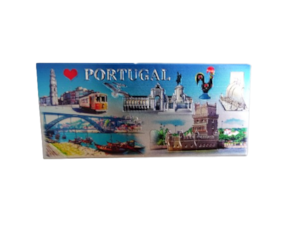 Magnético em borracha (brilhante) motivo Portugal