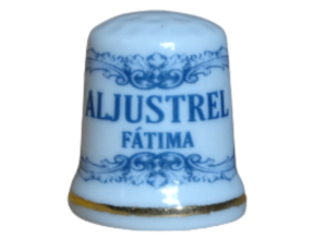 Dedal em porcelana decorado Aljustrel