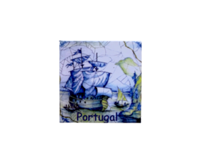 Magnético de papel motivo caravela