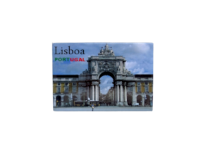 Magnético de papel motivo terreiro do paço Lisboa