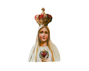 Magnético em resina motivo Nossa Senhora de Fátima