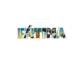 Magnético em resina motivo Fátima