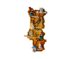 Magnético em resina motivo mapa Portugal