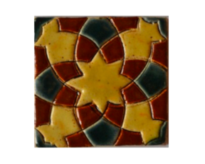 Azulejo mourisco-grés 7,5x7,5 cm