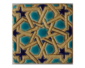 Azulejo mourisco-grés 7,5x7,5 cm