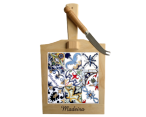 Tábua de queijo motivo padrão 76 15x15 cm