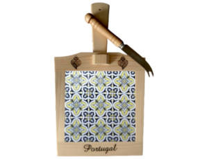 Tábua de queijo motivo padrão 181 15x15 cm