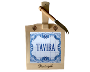 Tábua de queijo motivo Tavira 15x15 cm