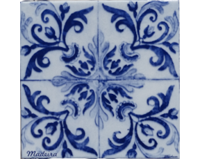 Azulejo decorado 7.5x7.5 cm padrão 31