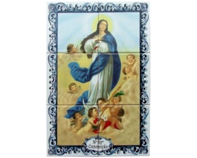 Painel decorado Nossa Senhora da Conceição