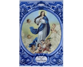 Azulejo decorado Nossa Senhora da Conceição 20X30 cm