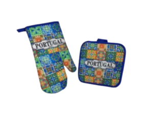 Conjunto de pegas de cozinha Portugal