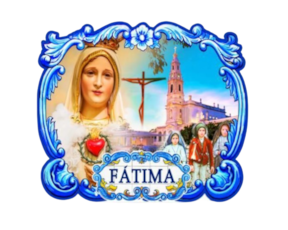 Magnético em resina motivo Nossa Senhora de Fátima