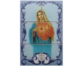 Painel decorado Sagrado Coração de Maria