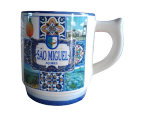 Caneca em faiança decorada São Miguel - Açores