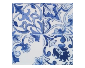 Azulejo decorado 10*10 cm padrão 76A