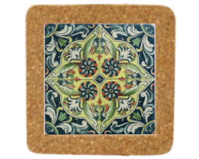Azulejo decorado 15*15 cm com base em cortiça padrão 80VA
