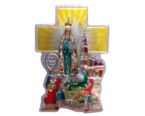 Magnético de borracha (brilhante) Nossa Senhora de Fátima