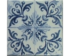 Azulejo decorado Padrão 31 15x15cm