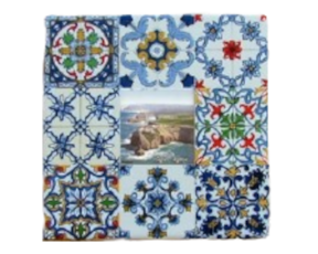 Azulejo decorado Sagres - Algarve 15*15 cm
