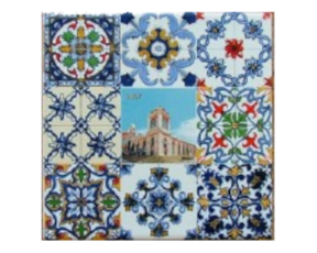 Azulejo decorado Loulé Algarve 15*15 cm