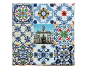 Azulejo decorado Faro Algarve 15*15 cm