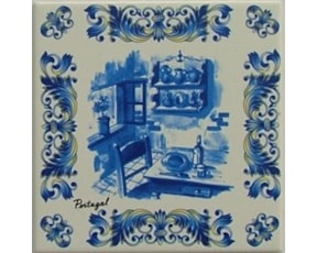 Azulejo decorado Cozinha 15X15cm
