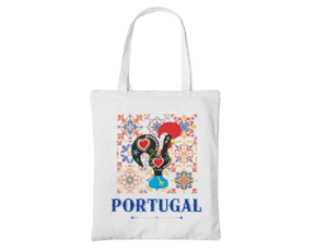 Saco de algodão motivo galo de Barcelos