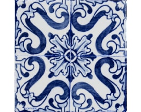 Azulejo Decorado Padrão 29  10X10 cm