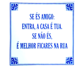 Azulejo Provérbio 15*15 cm