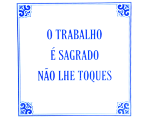 Azulejo provérbio 15*15 cm