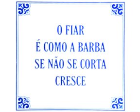 Azulejo provérbio 15*15 cm