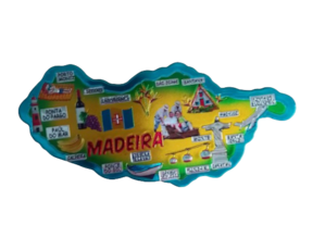 Magnético de borracha (brilhante) Arquipélago da Madeira