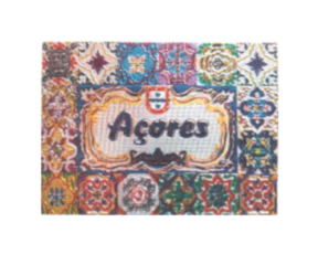 Magnético de borracha (brilhante) motivo  Açores