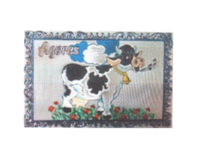Magnético de borracha (brilhante) motivo vaquinha Açores