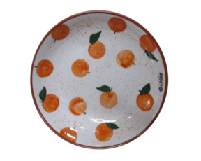 Prato esparguete nº2 em cerâmica decoração Laranjinha