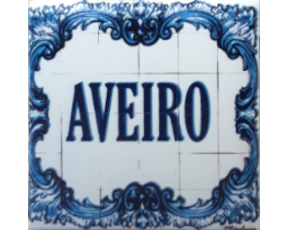 Magnético com azulejo decorado Aveiro  5X5cm