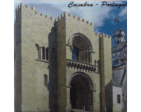 Magnético com azulejo decorado Coimbra 5X5cm